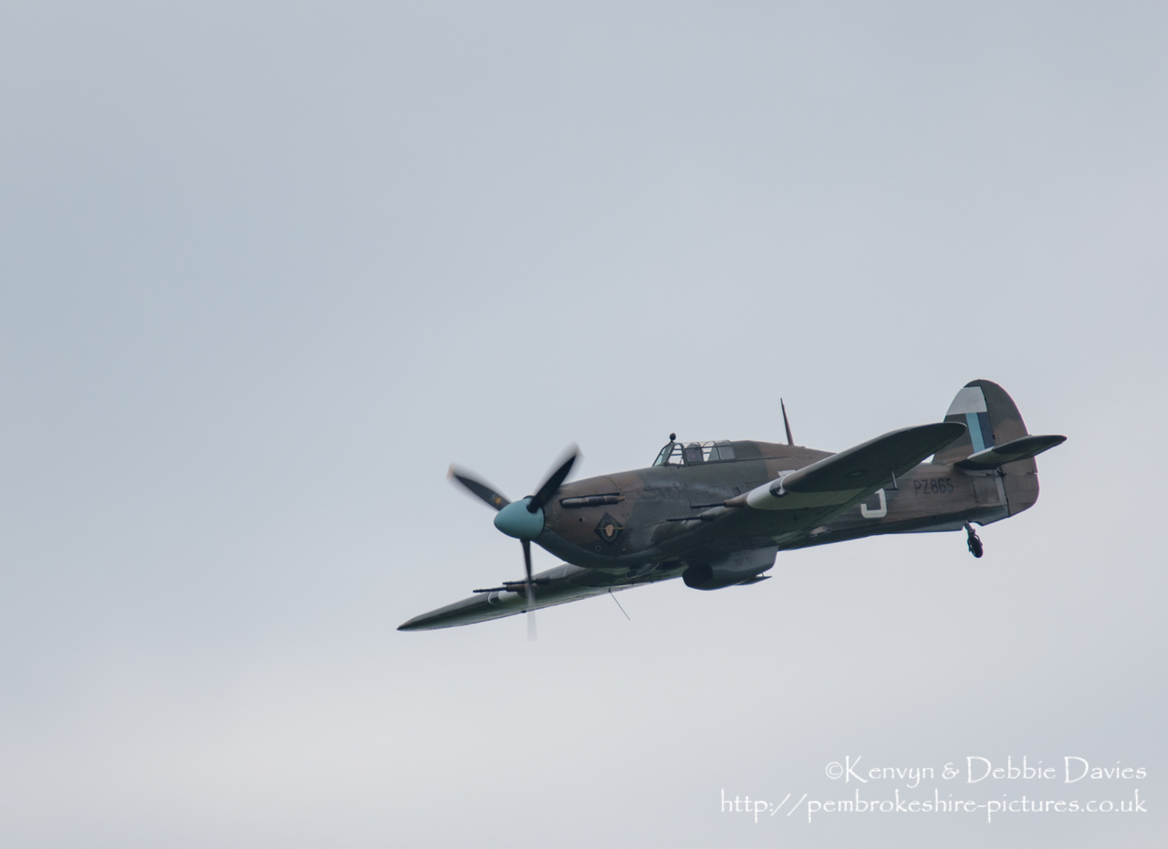 With "The Last of the Many" inscribed on her fuselage, Hurricane PZ865 was the last of 14533 Hurricane's built, coming off the production line in July 1944.